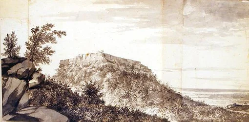 Vue du fort de Bidjegur (Bijagarh) c.1781